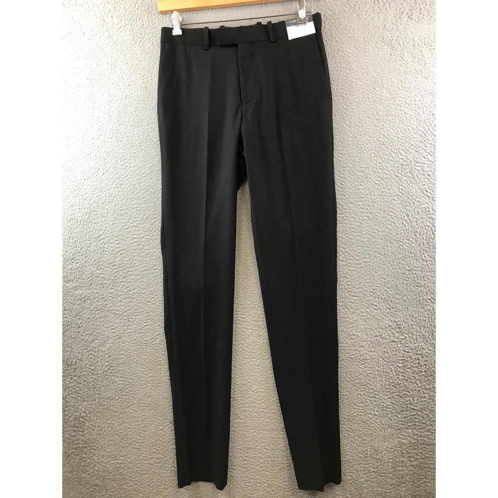 Caravelli Slim Fit Dress Pants Mens 36x30 black  Career Business Casual‎